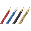 braided rope with snap end hook for crowd control stanchion